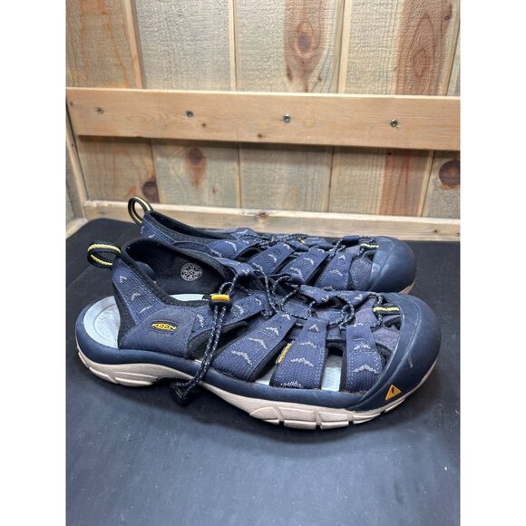 Keen Mens Newport H2 Sandals Size 11 Blue Anatomic Footbed - Picture 1 of 8